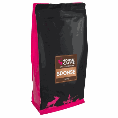 Bronsekaffe Hele bnner 1000g Mellombrent