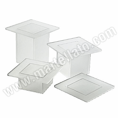 Buffestand kuber 25x25cm h25-18-11-4cm 