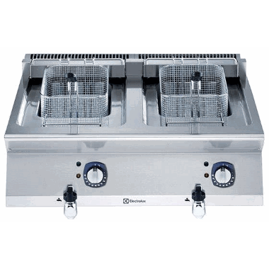 Frityr 2x12 lit. 80cm 700XP Electrolux 400V-17,8kW-3 fas