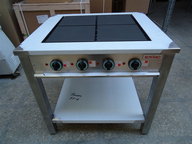 Koketopp 4 plater EV4-10kW/400V/3