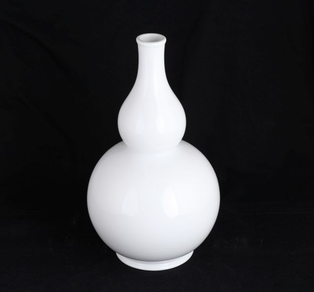 Vase hvit 25cm Parti